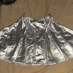 Silver Women's Rave Skirt